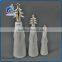 antique christmas crafts ceramic standing santa claus figurines with tree