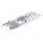 6PCS/SET Nail 2016 Brush Set Drawing Pen Brush Set with sliver Handle Paint wooden nail art Brush set