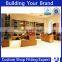 Professional supplier brings good quality wood shelves for shops