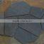 irregular random shaped natural black pattern paving stone slate tile