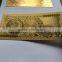 Japan design gold plated banknotes