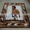 sherpa throw blanket Knit and printed raschel throw rev sherpa