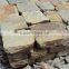 Factory sell yellow quartz natural surface paver blocks
