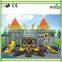 Kindergarten Castle Playground Slide and Games Outdoor KQ50058A