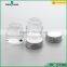 10ml small cream glass jar with aluminum screw cap