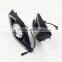 car led fog day lamp cover with yellow turn signal light drl led daytime running light for mazda 3 axela