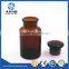 500ml amber wide mouth laboratory industrial use glass reagent bottle