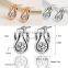 Elegant Fashion Silver Women Crystal Rhinestone Ear Stud Earring                        
                                                Quality Choice