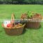 Eco-friendly plastic rattan storage hanging basket