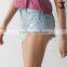fashion design hot sale ripped denim shorts for women (JXY057 )