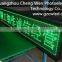 latest product of china semi outdoor p10 green led display