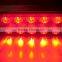 LED Ambulance Emergency Strobe Light /LED Security Emergency Flash Strobe light (SR-AE-022H-10W-RED)W Chrome Frame & Rubber Base
