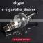 wax atomizer dry herb vaporizer pen skull glass global atomizer set with two coils head Fit for 510 thread battery