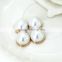2016 New Ear Decorative Magnetic Pure White Pearl Earrings