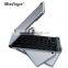 Factory Ultra slim mini wireless portable folding bluetooth keyboard
