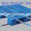 RH-P05 blue pallet 1200*800*150 mm Grid-shaped Capacity 1-4ton HDPE single face High quality European Standard Plastic Pallet