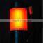 High power dynamo led flashlight with safety hammer for emergency