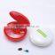 Plastic 3 Case Heart Shap Pill Box