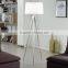 2017 hotel decorative black floor light 3 legs with linen shade good for inn decor high end tripod standing lamp