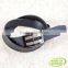 Taiwan own design man leather belts with removable buckles