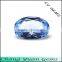 Light blue color synthetic spinel gemstone