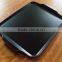 Smooth Surface Non-Slip Black Rectangular Wooden Food Tray, Very Smooth Surface, Wooden Tray, Tray