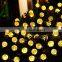 Christmas Holiday Name Solar Power 4.8M 20 LED Ball String Lights