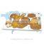 OEM Super Kids Puzzle Tiger Image Cardboard Puzzle Animal Puzzle