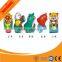 Hot sale practical and high quality Cartoon drawing design plastic trash can
