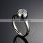 2.4MM Stainless steel round zircon ring fashion couple ring wedding jewelry 6260461