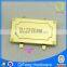 Q-1584 luggage hardware supply shiny gold metal label