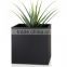 matt black plant flower long use life pot planter