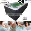 JY8602 swim pool hot tub combo with swim pool heat pump / swim jet swimming pool