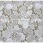 Newest design polyester water soluble allover dubai fabric lace in white