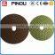 resin marble 3 step concrete polishing pads for angle grinder