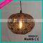 new modern white / rusty metal hanging lampshade hollow carved pumpkin decoration pendant lamp lighting item no.BS604