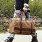Large capacity men canvas travel duffel bag