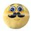 Cheap Wholesale Custom sew plush whatsapp embroidered emoji pillow
