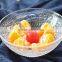 Flower embossed glass bowl promotion glass bowl wholesale glass bowl