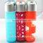 Easy-to-go passion orange glass bottle silicone protective shell