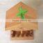 Unfinished cheap kid laser cut wood toys house shape wood toys for kids