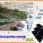 Plastic Vertical Wall Planter, Hanging Wall Grow Bags With Pocket SL-XQ5057 GREEN WALL POTS