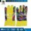 JX68C311 Hot Sale Working Rainbow colors cotton glove for gardening