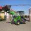 front bucket loader with attachments digger/auger/road sweeper/concrete mixing bucket