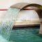 Well effect Hydromassage stainless steel spa shower animal shape protable water curtain for swim pool