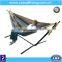 Color Options 2 person Camping Hammocks Combo OEM/OMD Available Steel stand and Canvas Hammock