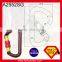 28KN D Type	Aluminum Mountain Climbing Carabiner With Screw Lock