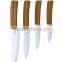 A3208 Hot Sale ceramic blade knife knives set with bamboo handle