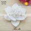 Decorative handmade small artifical white flowers for sandal