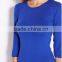 Wholesale OEM Apparel Clothes Women 3/4 Sleeve Side Split Midi Dress